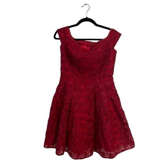 Hell Bunny Limited Edition Paris Lace Off the Shoulder Dress, New with Tags - Picture 4 of 7